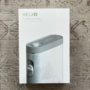 NELKO Gray Portable Label Maker